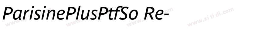 ParisinePlusPtfSo Re字体转换